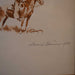 Original 1930's Watercolor by Edward Borein Collectibles Edward Borein