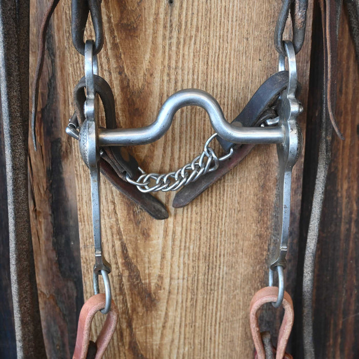 Crockett Solid Port Bridle Rig w/Single Ear Headstall