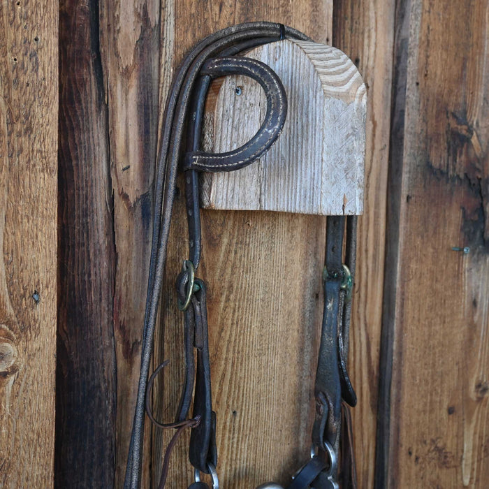 Crockett Solid Port Bridle Rig w/Single Ear Headstall