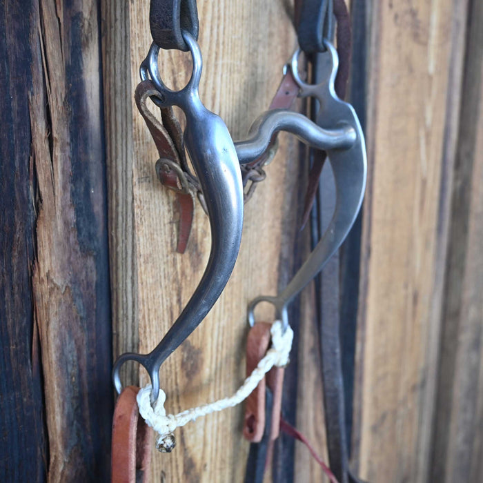 Roy Solid Port Bridle Rig w/Split Ear Headstall