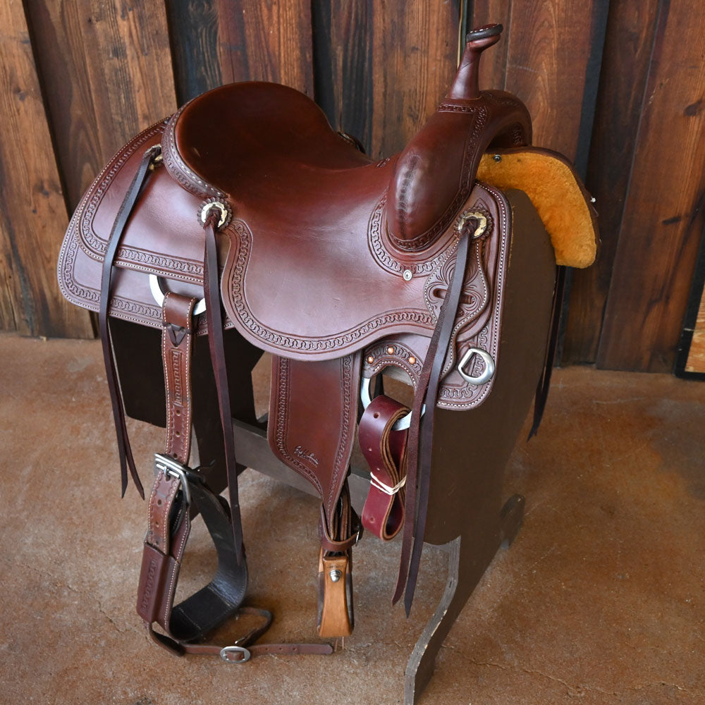 15" USED JEFF SMITH CUTTING SADDLE