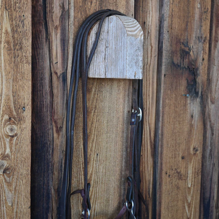 Roy Solid Port Bridle Rig w/Split Ear Headstall