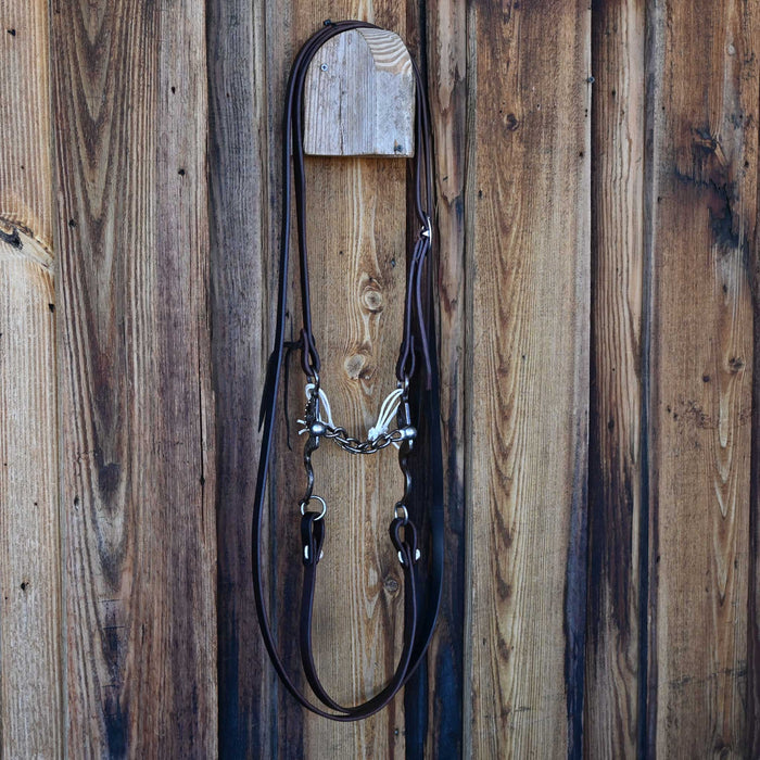 Evans Chain Bridle Rig w/Split Ear Headstall Tack - Rigs Evans