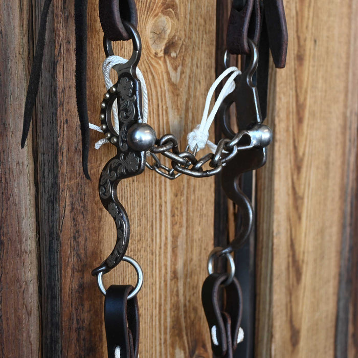 Evans Chain Bridle Rig w/Split Ear Headstall Tack - Rigs Evans