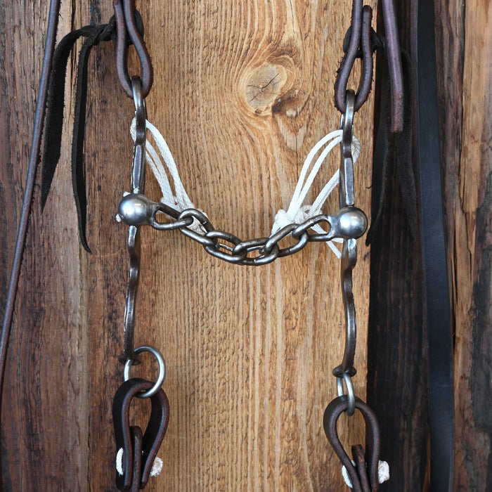 Evans Chain Bridle Rig w/Split Ear Headstall Tack - Rigs Evans