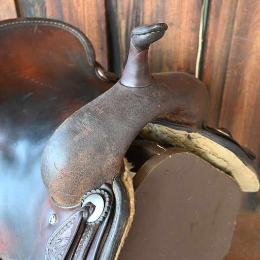 16.5" USED JEFF SMITH CUTTING SADDLE Saddles - Used Jeff Smith