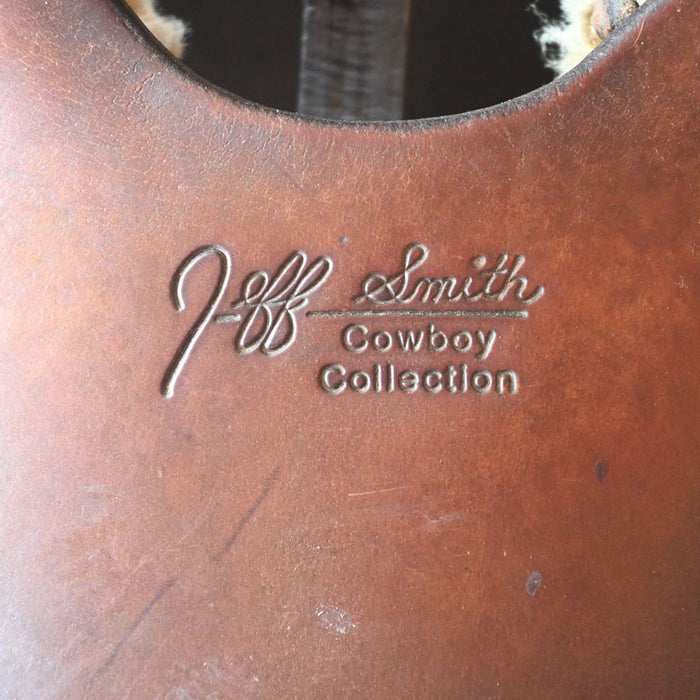 16.5" USED JEFF SMITH CUTTING SADDLE Saddles - Used Jeff Smith