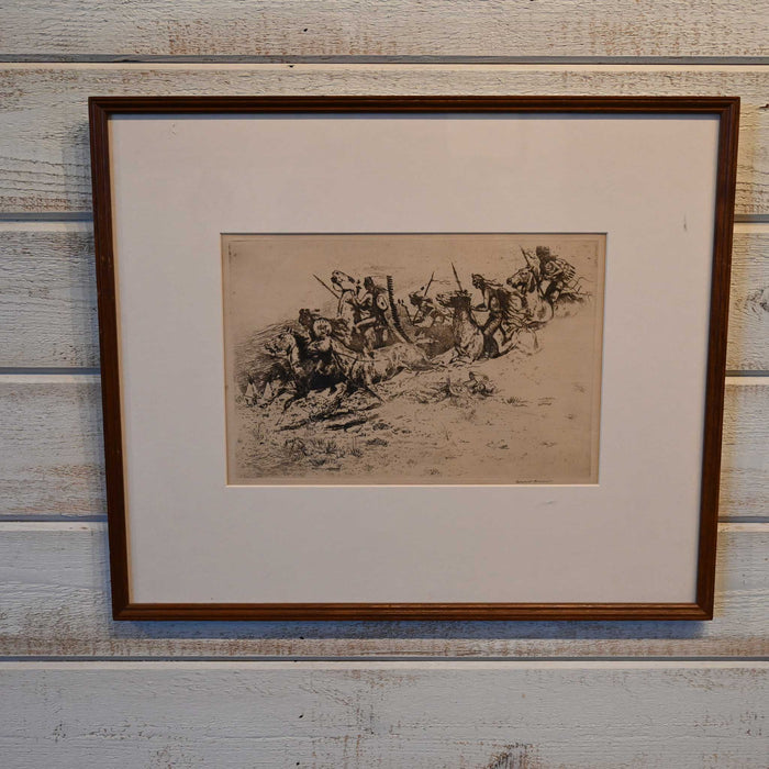 The Cheyene Raid by Edward Borein Collectibles Edward Borein