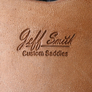 16" USED JEFF SMITH RANCH CUTTER SADDLE Saddles Jeff Smith