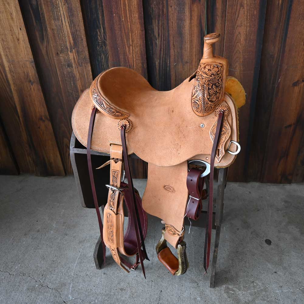 14" TESKEY'S PRO RANCH CUTTING SADDLE Saddles TESKEY'S SADDLERY LLC   