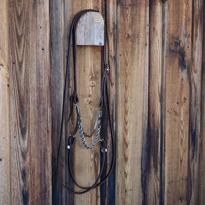 Shopmade Chain Bridle Rig w/Split Ear Headstall Tack - Rigs misc