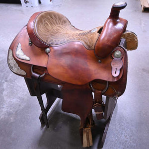 16" USED BILLY COOK ROPING SADDLE Saddles Billy Cook   