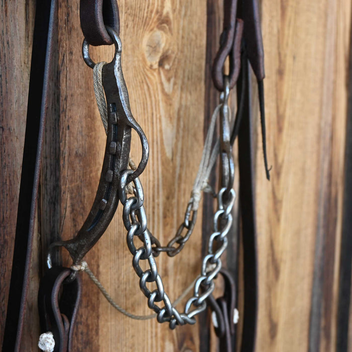 Shopmade Chain Bridle Rig w/Split Ear Headstall Tack - Rigs misc
