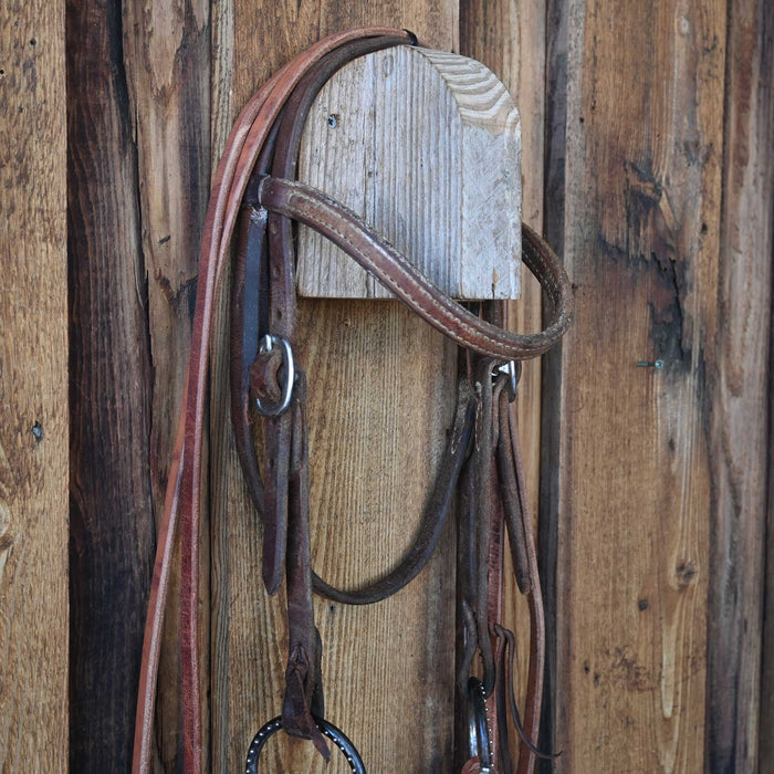 Tom Balding D-Ring Snaffle Bridle Rig w/Browband Headstall