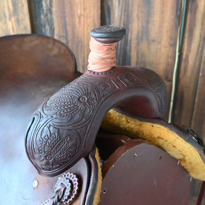 16" USED TOMMY KING RANCH CUTTING SADDLE