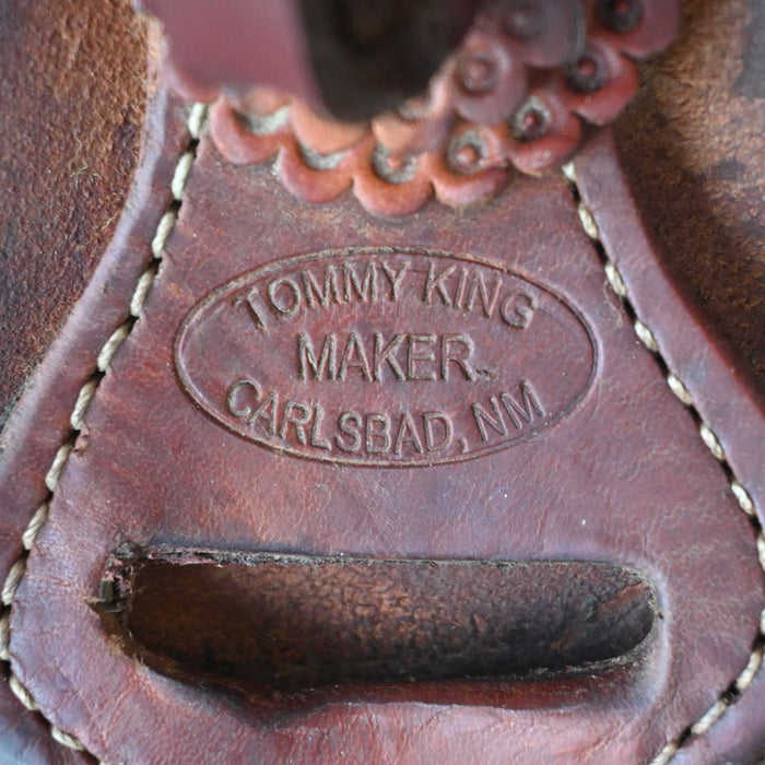 16" USED TOMMY KING RANCH CUTTING SADDLE