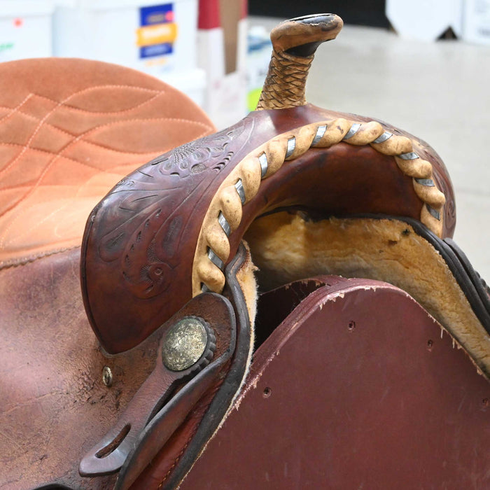 15.5" USED CIRCLE A BARREL SADDLE