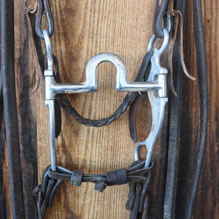 Bill Freeman Flat Port Bridle Rig w/Single Ear Headstall