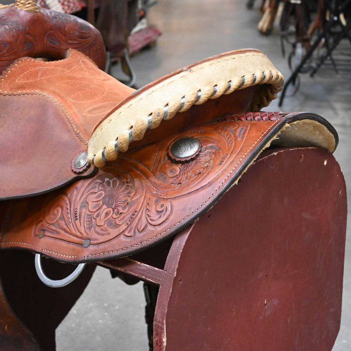 15.5" USED CIRCLE A BARREL SADDLE