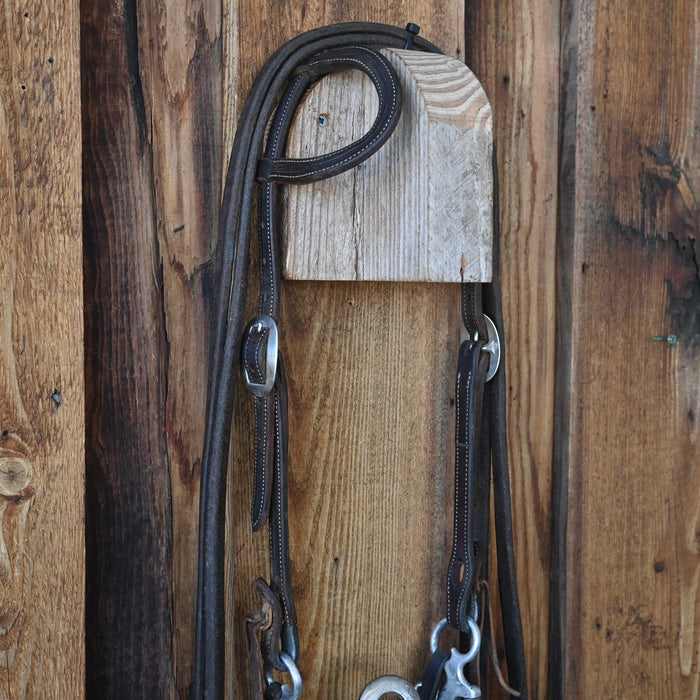 Bill Freeman Flat Port Bridle Rig w/Single Ear Headstall