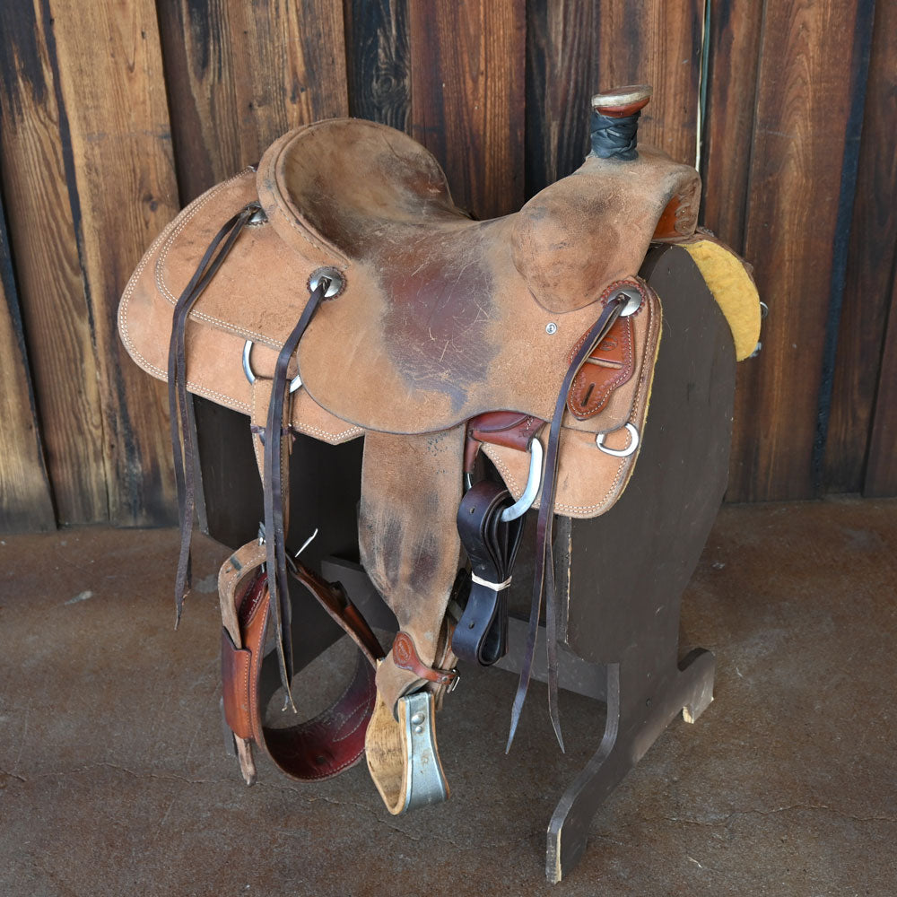 15.5" USED TESKEY'S RANCH SADDLE Saddles - Used Teskey's Saddlery