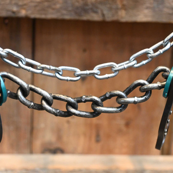 Paul Petska Chain Bit w/Copper Flowers Concho