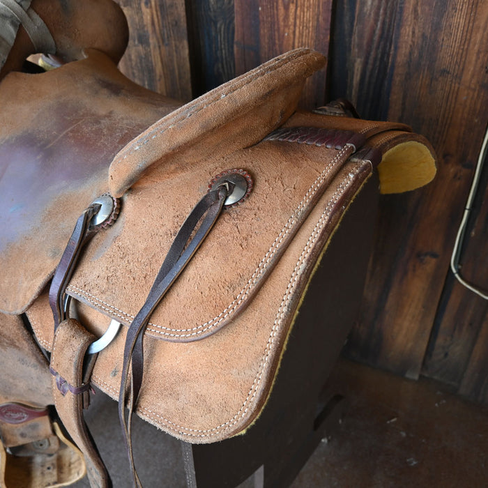15.5" USED TESKEY'S RANCH SADDLE Saddles - Used Teskey's Saddlery