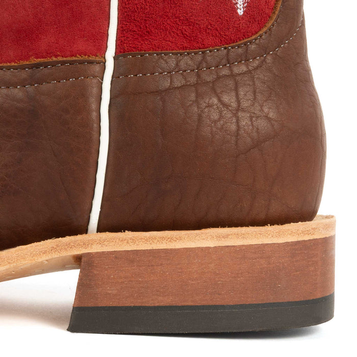 Anderson Bean Men's Milk Chocolate Bison Western Boot