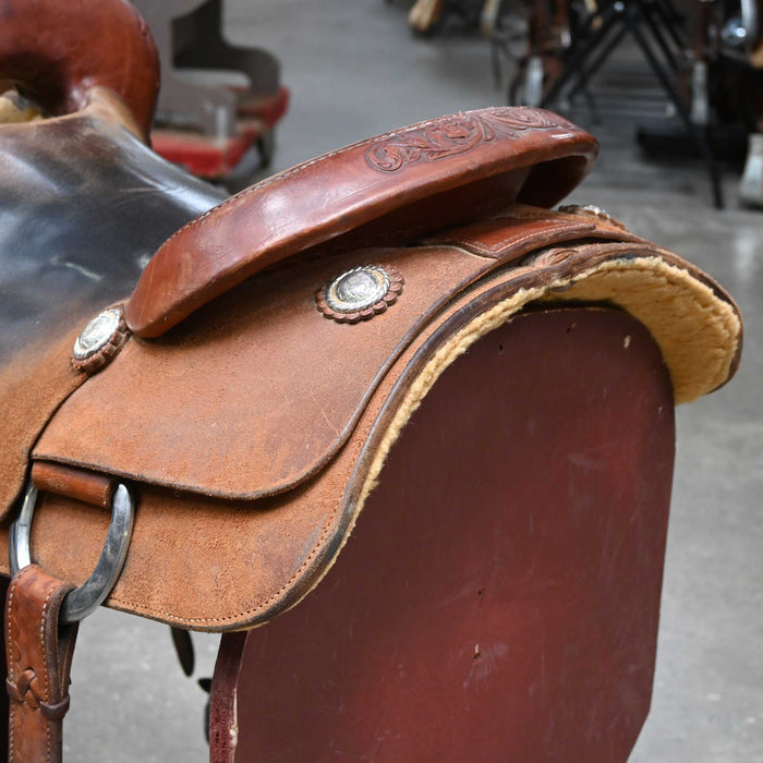 16" USED LEE MCLAUGHLIN RANCH CUTTER SADDLE