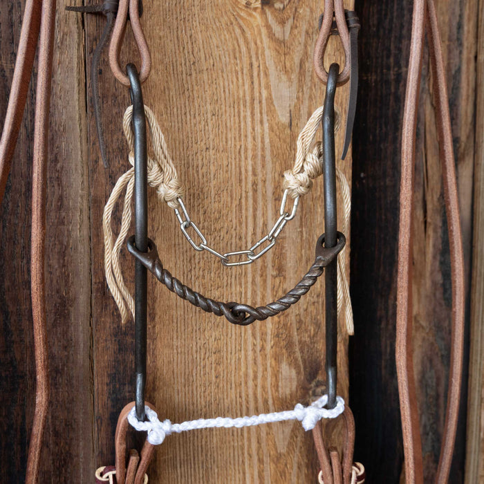 Dutton Twisted Snaffle Gag Bridle Rig w/All New Leather