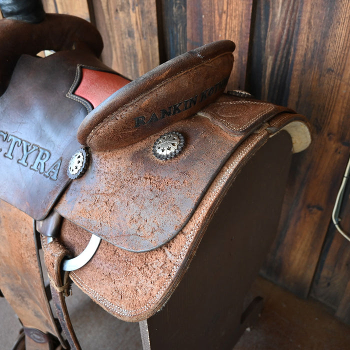 14.5" USED TESKEY'S ROPING SADDLE Saddles - Used Teskey's Saddlery