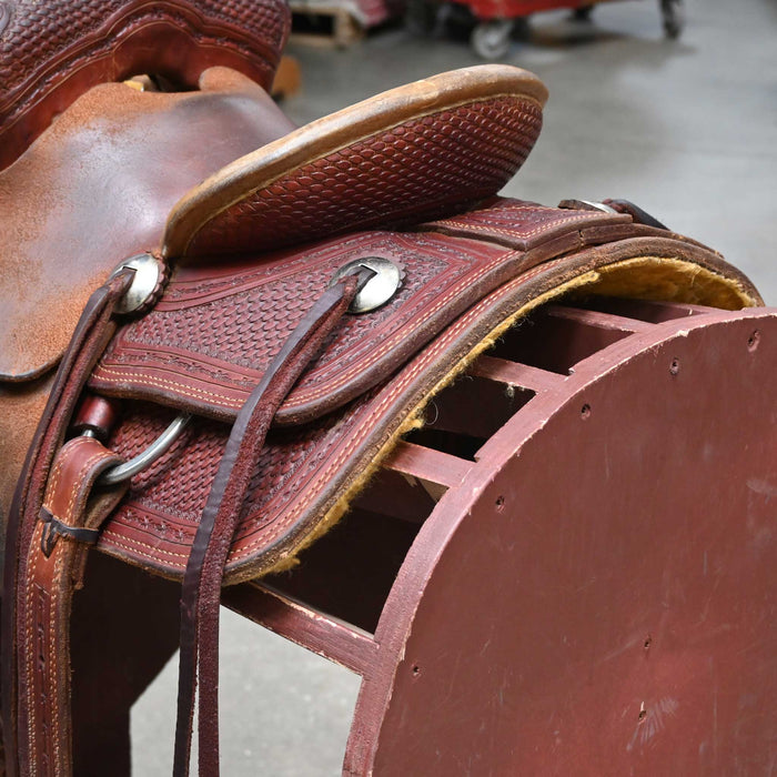10" USED ROBERT TESKEY YOUTH SADDLE