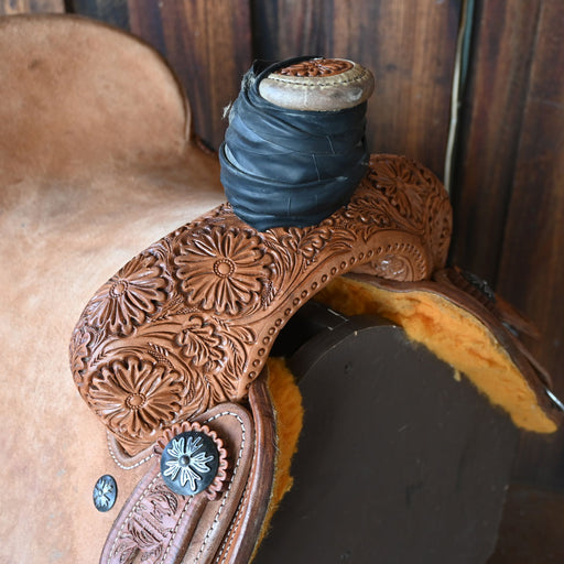 16.5" USED EQUITECH ROPING SADDLE Saddles - Used Equitech Horse Equipment