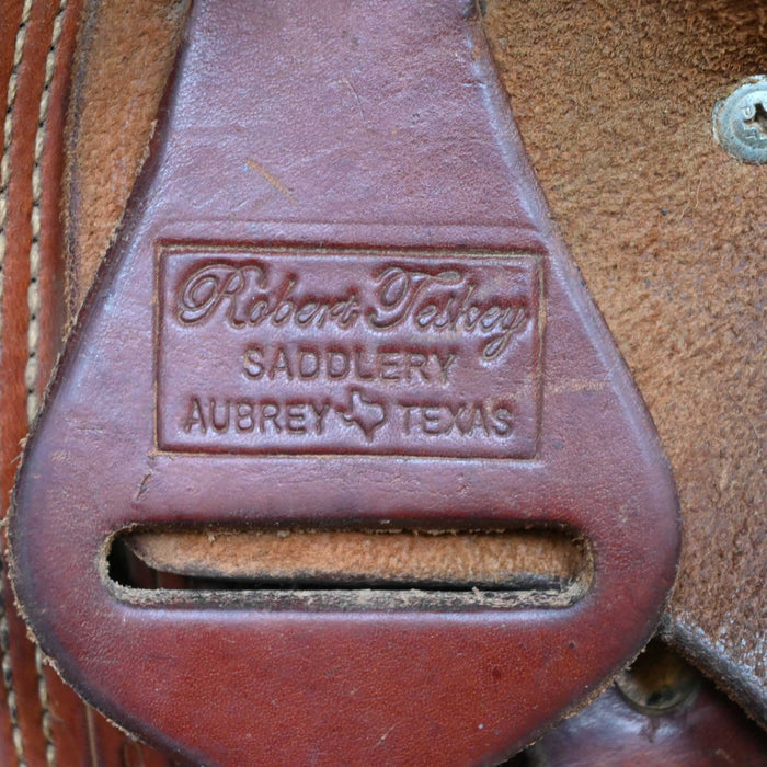 10" USED ROBERT TESKEY YOUTH SADDLE