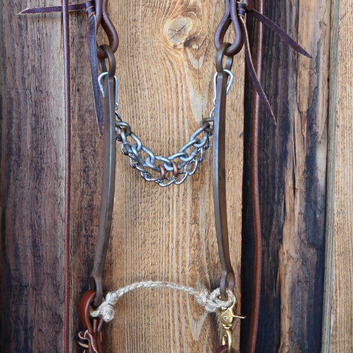 Gordy Alderson Chain Bridle Rig w/Single Ear Headstall Tack - Rigs Gordy Alderson