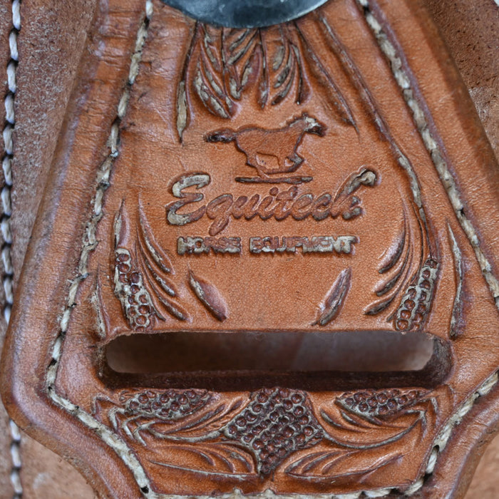 16.5" USED EQUITECH ROPING SADDLE Saddles - Used Equitech Horse Equipment