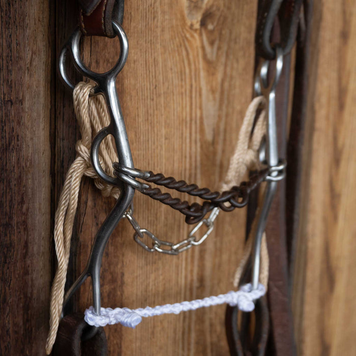 Double Twisted Snaffle Gag Bridle Rig w/Single Ear Headstall