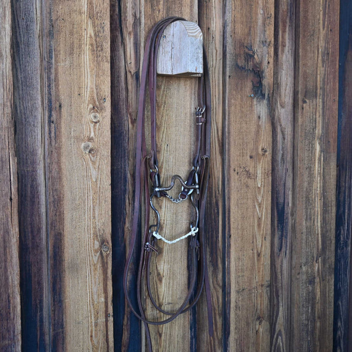 Kerry Kelley 10 12 V-Port Bridle Rig w/Split Ear Headstall