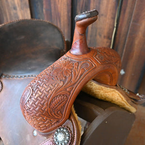 13" USED JEFF SMITH BARREL SADDLE Saddles Jeff Smith