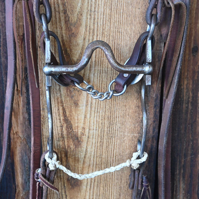 Kerry Kelley 10 12 V-Port Bridle Rig w/Split Ear Headstall