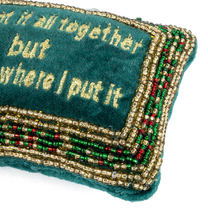 Beaded Pillow Ornament - All Together