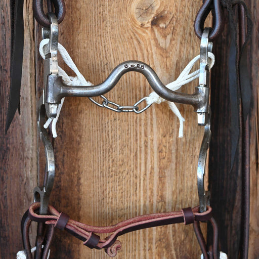 Cowboy Tack Solid Port Bridle Rig w/Split Ear Headstall Tack - Rigs Cowboy Tack