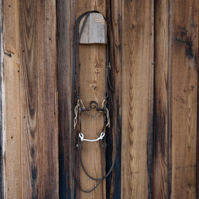 Professional's Choice Solid Port Bridle Rig w/Split Ear Headstall