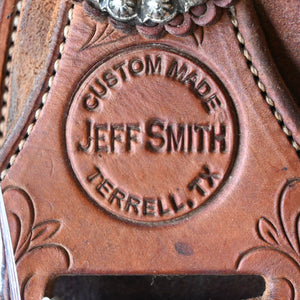 13" USED JEFF SMITH BARREL SADDLE Saddles Jeff Smith