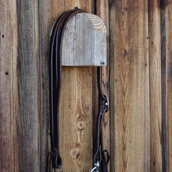 Cowboy Tack Solid Port Bridle Rig w/Split Ear Headstall Tack - Rigs Cowboy Tack