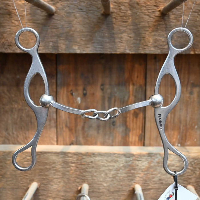 Flaharty Jewel Square Center Chain Gag Bit Tack - Bits Flaharty