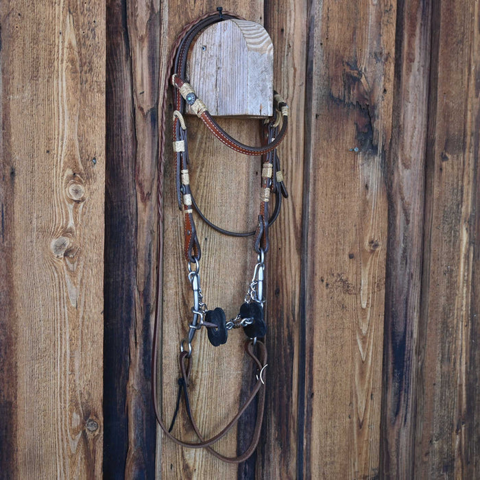 Kerry Kelley Glider Dogbone Bridle Rig w/Browband Headstall