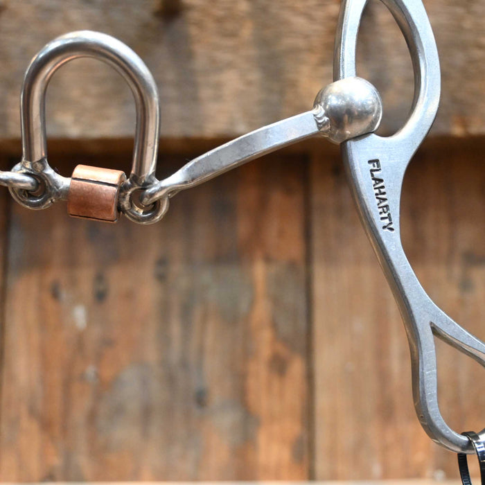 Flaharty Jewel Square Loose Port Gag Bit Tack - Bits Flaharty