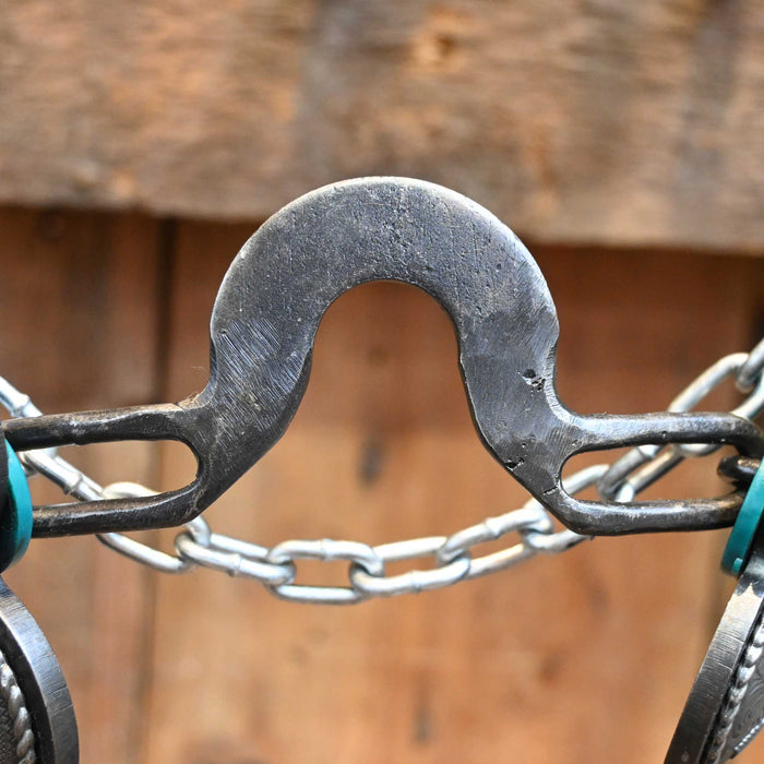 Paul Petska Solid Washer Port Bit w/ Silver Arrow Conchos