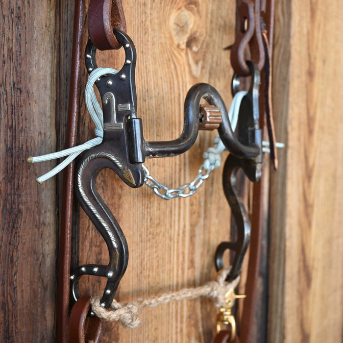 Tristan Mahoney Solid Port Bridle Rig w/Single Ear Headstall Tack - Rigs Tristan Mahoney